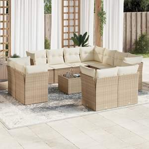 Set Divano da Giardino Beige - Product Image 1