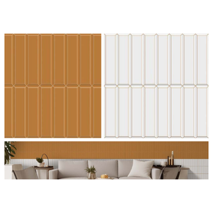 Azulejos de Porcelana Tallados con Textura Natural de 300x300 mm |   Decoración de Paredes Comercial con Acabado Brillante para Renovación de Vestíbulos de Alto Tráfico y Diseño de Oficinas - Product Image 2