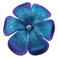 Sunne Premium tropis Plumeria Frangipani bunga busa dengan warna Glitter elegan bunga dekorasi 3.92 inci/10 cm