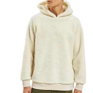 Manteau polaire d'hiver avec capuche, en tissu polaire Sherpa super doux, teint sur une seule face, sans fermeture éclair, pour homme - Product Image 1