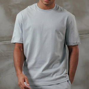 Vêtements de sport pour hommes personnalisés, t-shirts en coton tricoté, séchage rapide, vêtements de fitness avec graphisme personnalisé - Product Image 4