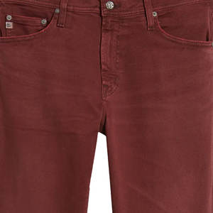 Jean en denim pour homme, coupe droite/slim, en coton élastique, bleu clair, extensible, pour jeunes hommes - Grande Vente - Product Image 6