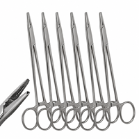 6 Pièces Porte-aiguilles Crile-Wood 6 pouces pour Chirurgie Thoracique et Cardiovasculaire – Instruments Chirurgicaux Dernière Génération