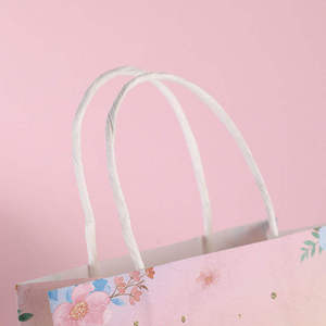 Bolsas de Papel Kraft Marrón Ecológicas al por Mayor para Compras y Regalos, con Logotipo Personalizado, Nuevo Diseño, Duraderas, Impermeables y con Laminación - Product Image 2