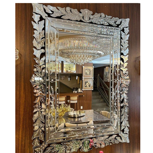 Espejo Decorativo de Pared de Estilo Barroco Veneciano Premium |   Espejo de Vidrio de Lujo de Estilo Antiguo Vintage para Sala de Estar, Dormitorio, Decoración del Hogar - Product Image 1