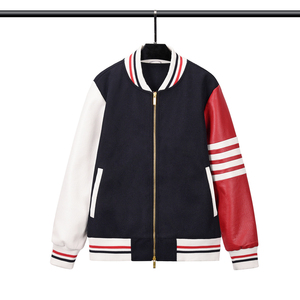<b>Men's</b> High Quality Wool Winter Bomber <b>Jacket</b> Custom Fashionable Team Varsity Design with <b>Letter</b> Embroidery - Product Image 1