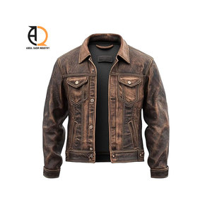Veste en cuir de nouvelle conception, prix de gros, veste en cuir avec logo personnalisé, veste en cuir pour vente en ligne - Product Image 1