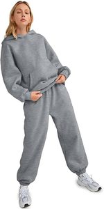 Conjunto de Sudadera con Capucha Oversize y Pantalones de Chándal de Forro Polar Premium para Mujer, Conjunto Deportivo de Sudadera con Capucha y Pantalones de Chándal para Mujer - Product Image 5