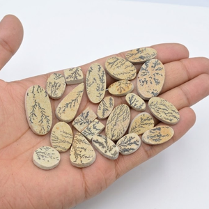 Rare Brown Psilomelane Dendrite Agate Stone | Raw Unpolished Natural | 35-40mm 100g | Pendant Making Jewelry Craft Material - Product Image 2