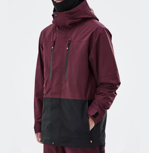 Combinaison de ski professionnelle pour homme, imperméable et coupe-vent, avec coutures thermosoudées et col à capuche, pour snowboard/ski, design respirant - Product Image 4