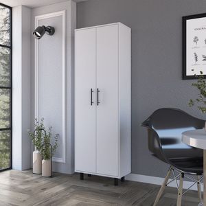 Mobili da cucina multistoria Manacor cinque ripiani con finitura bianca - Product Image 1