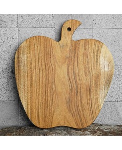 Planche à découper carrée en bois naturel de qualité supérieure avec poignée, épaisseur 1,3 cm, lavable au lave-vaisselle, planche à découper rustique en bois, non toxique - Product Image 5