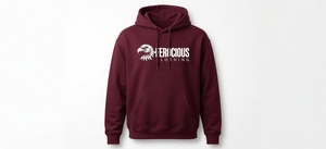 Sweat-shirt à capuche graphique Aigle Féroce Personnalisé Noir Oversize Streetwear Décontracté Athlétique Homme Femme Vente en Gros OEM - Product Image 4