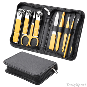 Stainless Steel Luxurious Pedicure & Manicure <b>Kit</b> <b>Nail</b> Clippers Grooming Set Yellow Personal Care <b>Nail</b> <b>Kits</b> - Product Image 6