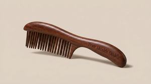 Premium wood Hair Comb Wide Tooth Natural <b>Beard</b> Comb Handmade Eco Friendly Personal <b>Care</b> Product Artesian Made Gifting Comb - Product Image 5