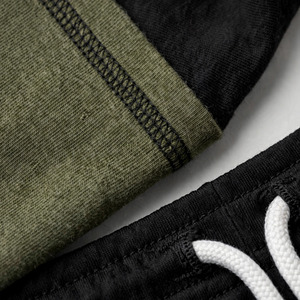 2026 Wholesale Summer Men's Casual Shorts <b>Set</b> Plain Color Solid 100% Cotton Jersey Quick Dry Knitted Customized Logo <b>Twin</b> <b>Set</b> - Product Image 6