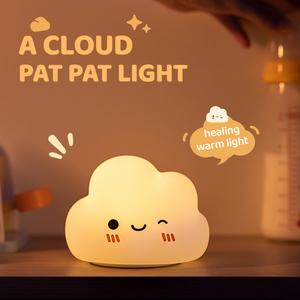 Chất lượng cao đám mây LED đêm đèn sạc Silicone <span class=keywords><strong>nightlight</strong></span> với phim hoạt hình thiết kế dễ thương đám mây ánh sáng ban đêm cho trẻ em - Product Image 2