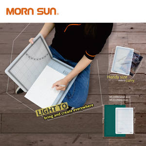 FLIP FUN CUTTING MAT, TPE Tapis de coupe triple pliable 3 couches pour une durabilité taille pratique facile à transporter - Product Image 5