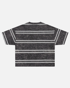 เสื้อยืดผู้ชายลายทางถักนิตติ้ง ไซส์ XXL ปี 2026 แขนสั้น คอกลม ทรงปกติ สวมใส่สบาย ลายเรียบ ราคาถูก MOQ ต่ำ - Product Image 2