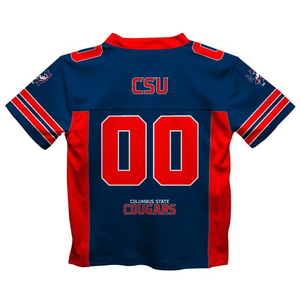 Camisetas o Tops Deportivos Sublimados Personalizados de Fútbol Americano Estilo Retro para Niños, Talla XL - Product Image 2
