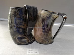 Taza de cuerno para beber vikingo original de Juego de tronos de alta calidad auténtica, decoración tallada para venta al por mayor - Product Image 4