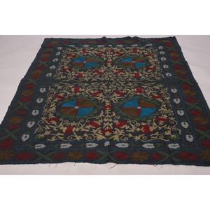 ผ้าห่มควิลท์คันธาซูซานีทำมือ เป็นมิตรกับสิ่งแวดล้อม ซักได้ ลายดอกไม้ปักสไตล์โบโฮอินเดีย ผ้าคลุมเตียง ผ้าห่ม - Product Image 1