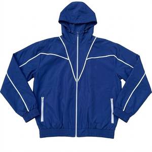 RTS New Arrivals Custom Logo Blue With Panels Men's Nylon <b>Wind</b> <b>Breaker</b> Shorts Sets For Summer Outwear Men Set Streetwear Hoodies - Product Image 2