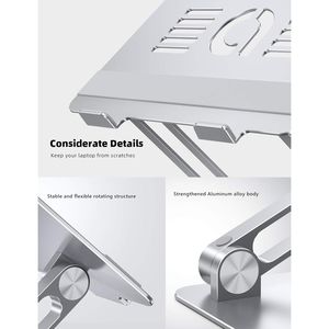Supporto per Laptop in Alluminio Regolabile e Portatile, Ergonomico e Pieghevole, Stand per Computer e Notebook - Product Image 5