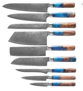 Nouveaux produits arrivés : couteau de cuisine japonais en acier damas VG10, logo personnalisé, fabrication artisanale - Product Image 6