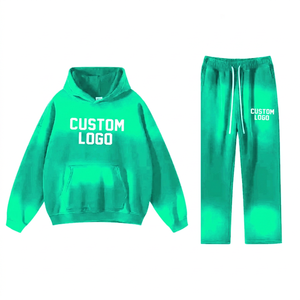 Conjunto de Sudadera y Pantalones Deportivos para Hombre, Estilo Desgastado, Lavado Ácido, Efecto Desteñido por el Sol, Nueva Llegada - Product Image 6