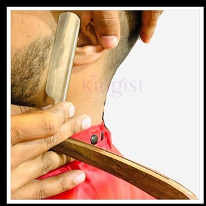 Professional High Quality Straight Edge Shaving Razor With Turkish Styles Handle Disposable for Men's Face Body Use for <b>Barbers</b> - Product Image 5