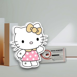 Azulejos Magnéticos Personalizados de Hello Kitty para Extensiones de Pestañas, Herramientas de Belleza para Artistas, Azulejos Acrílicos para Pestañas, Ecológicos, con Forma de Mariposa, Diamante y Corazón - Product Image 4