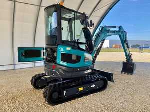 Mini-excavatrice Sunward SWE en gros, sur chenilles, avec cabine arrière et attache rapide hydraulique - Product Image 6