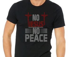 Camiseta de Algodón de Alta Calidad con Estampado de Letras de Jesús y Diamantes, Estilo Casual, Ecológica, Personalizable, Transpirable, para Mujer - Product Image 2