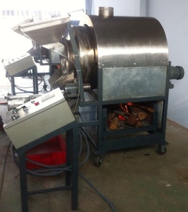 Ligne de production de machines à torréfier les noix de marque TTQ, moteur 220V, machine à torréfier les arachides à chauffage au gaz - Product Image 2