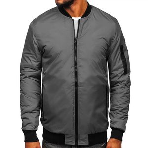 Mens Bomber <b>Jacket</b> Quilted Slim Fit Lightweight Flight Winter Bomber <b>Jackets</b> <b>Pilot</b> Full Zip Breathable Men's Bomber <b>Jackets</b> - Product Image 1