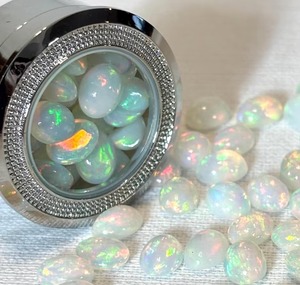 Natural Ethiopian Opal Loose Gemstone 6x8mm Oval Multi <b>Fire</b> Color Play <b>Stone</b> Welo Opal for Jewelry Making - Product Image 4