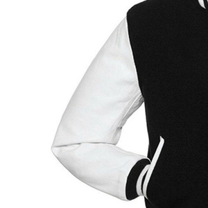 High Quality Factory-Made Varsity Jacket for Men Stand Letterman Leather Sleeve Winter <b>Warm</b> High-Style Formal Private Label - Product Image 3
