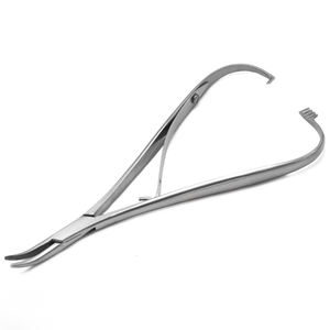 High Quality Smaha Curved Needle Holder Ligature Pliers Surgical Dental Instrument Stainless Steel OEM CE Certified Surgical Use - Product Image 1
