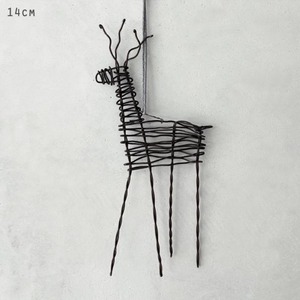 Objeto Decorativo de Mesa con Forma de Reno de Alambre Metálico Negro, Decoración Festiva Moderna para Cafetería y Restaurante, Decoración Navideña y Decoración Minimalista para el Hogar - Product Image 5