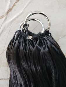Extensions de cheveux en plumes, cheveux indiens Remy à trame unique, 100 g - Product Image 5