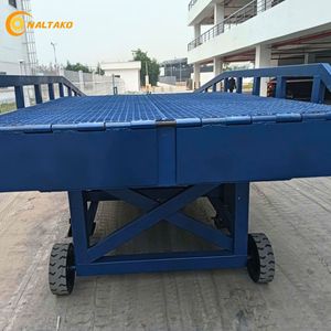 <b>Towable</b> Low-profile 8t Forklift Loading and Unloading Dock Ramps for Cargo Trucks - Product Image 4