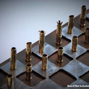 Piezas de Ajedrez Metálicas Modernas, Únicas y Artísticas, Piezas de Ajedrez Metálicas de Primera Calidad, Diseño Contemporáneo y de Lujo, Juego de Estrategia - Product Image 4