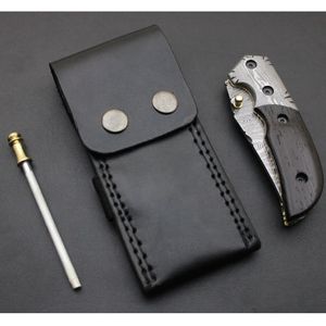 Cuchillos plegables con hoja de punta caída y bloqueo de seguridad para camping, senderismo y tareas de corte al aire libre, uso diario. - Product Image 5