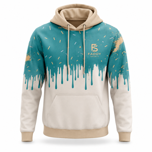 Premium Custom Sublimation Printed <b>Men</b> Sports <b>Hoodie</b> Drip Paint Design Fleece Hooded Sweatshirt Wholesale Streetwear Pullover - Product Image 1
