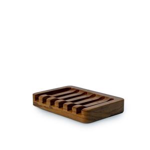 Wooden <b>Soap</b> Dish Rack Rectangular Wall Mount Solid Wood <b>Soap</b> <b>Holder</b> For Bathroom Sink Home Use Retro Color - Product Image 5