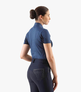 Pantalones de equitación de nailon con asiento completo de silicona para montar a caballo - Product Image 2