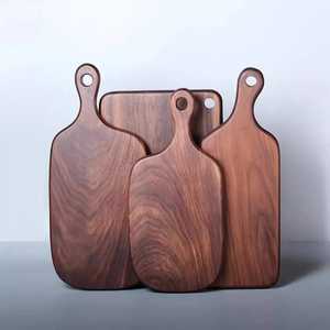 Premium Live <b>Edge</b> Wood Serving Board Turquoise Epoxy River Inlay Charcuterie Platter Handcrafted Walnut Cheese Tray Food Board - Product Image 1