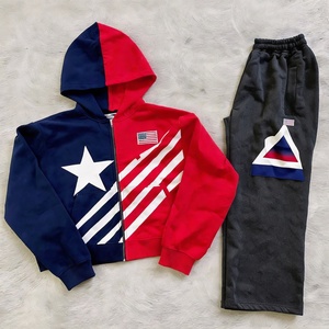 Gym Training Tracksuit Men Hoodie And Jogger <b>Pants</b> Set Built For Fitness Workout And Daily Running Performance - Product Image 5