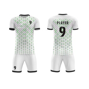 Maillots de football personnalisés à séchage rapide et respirants en polyester/coton pour hommes, ensemble uniforme de football toutes saisons - Product Image 6